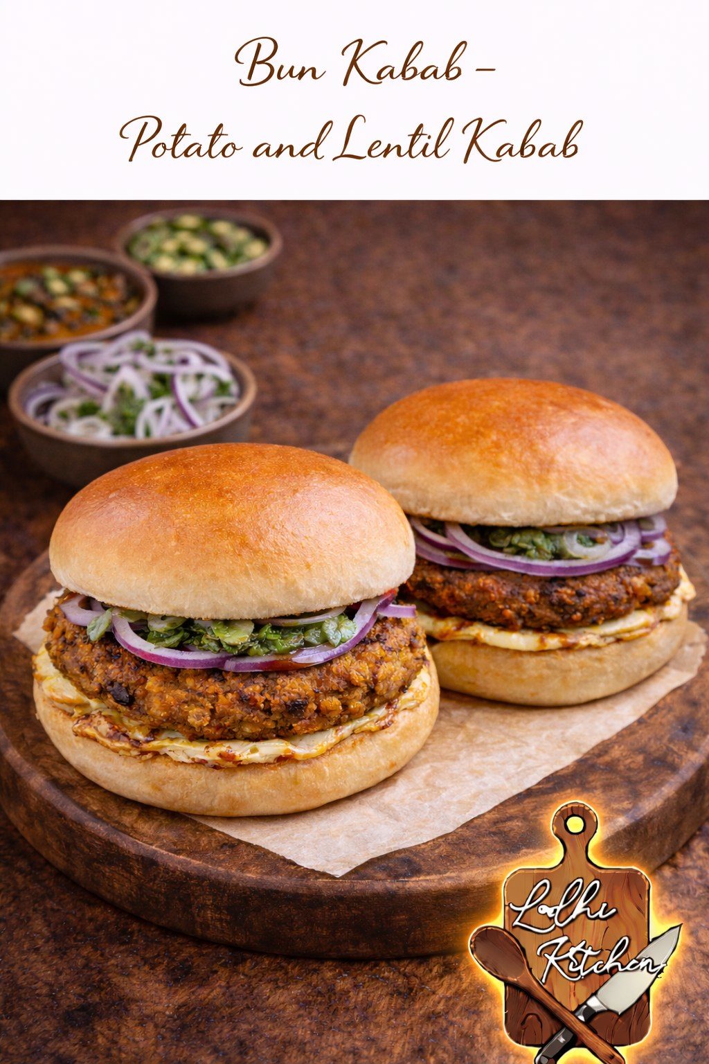 Bun Kabab - Potato and Lentil