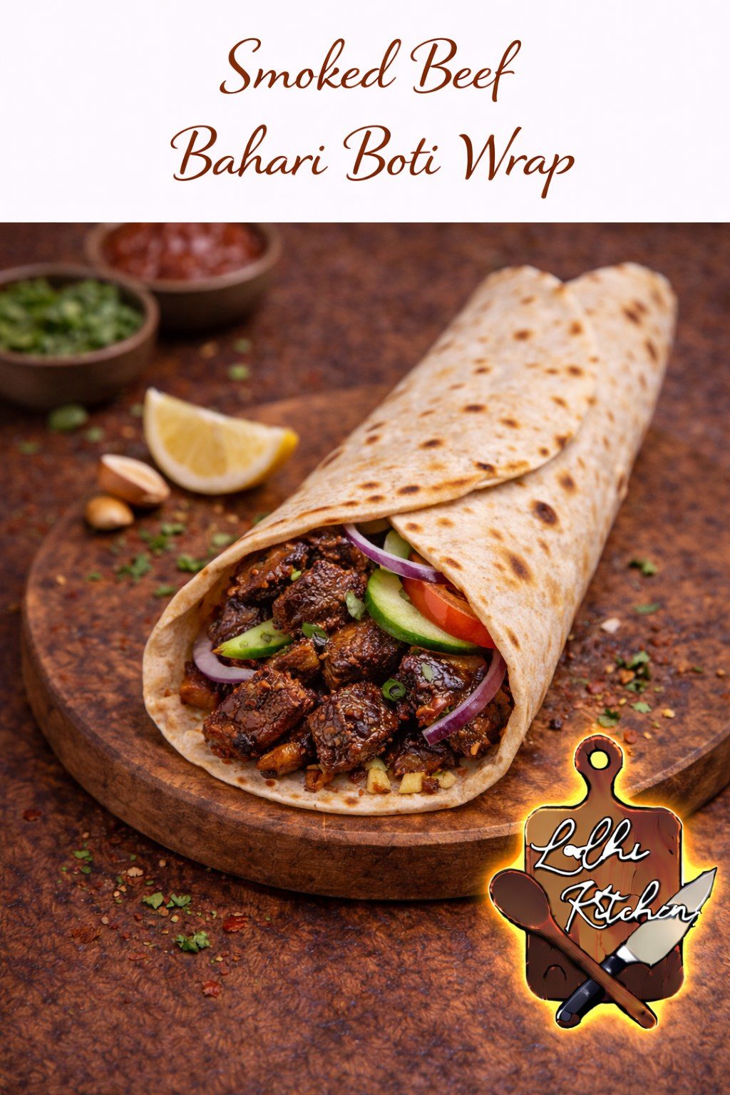 Smoked Beef Bahari Boti Wrap